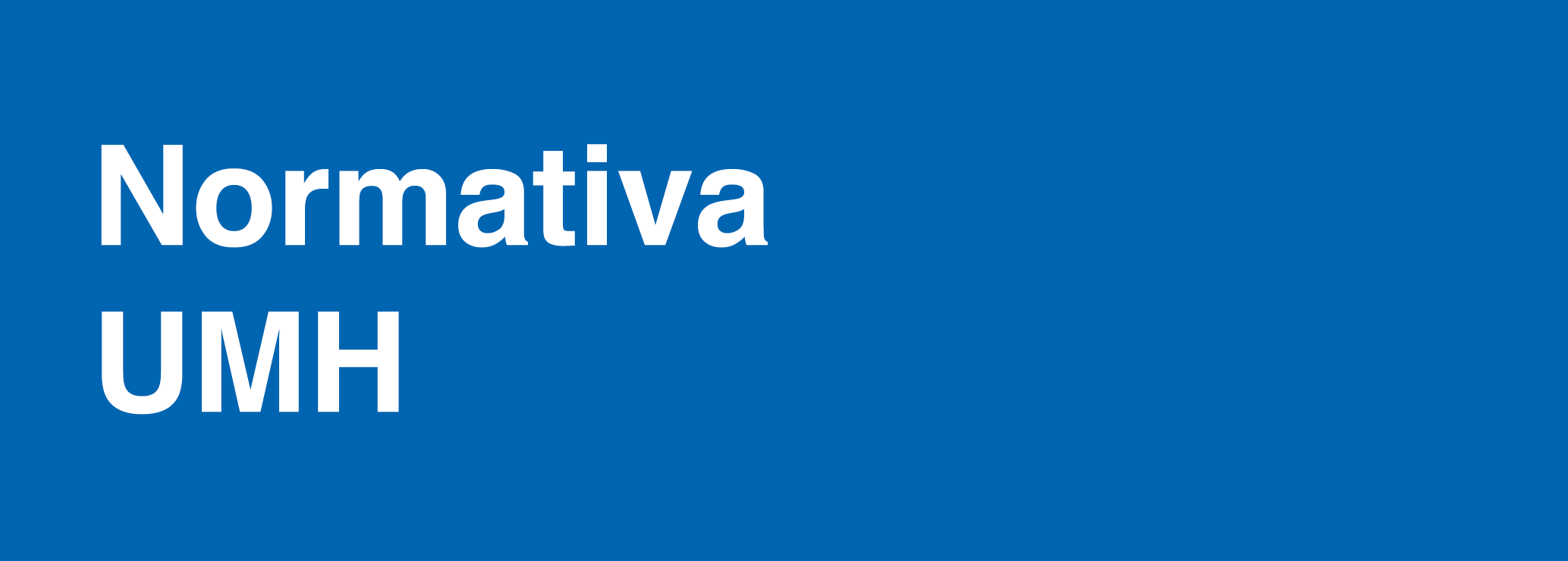 Normativa UMH
