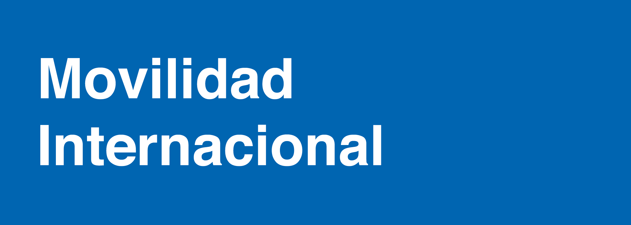 Movilidad Internacional