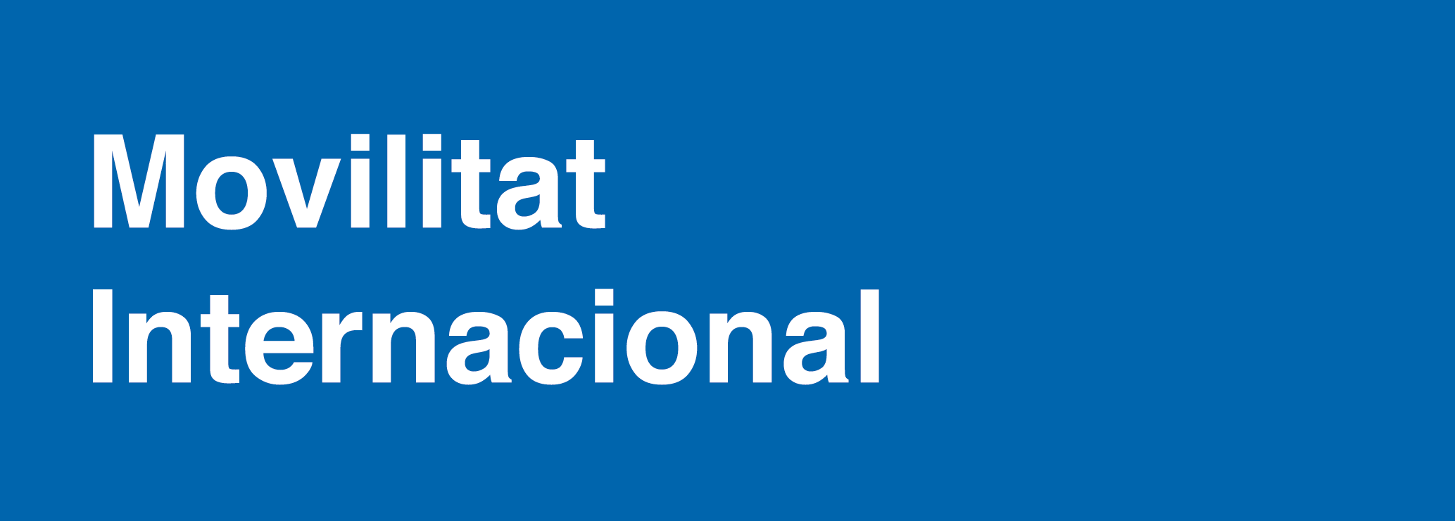 Movilidad Internacional